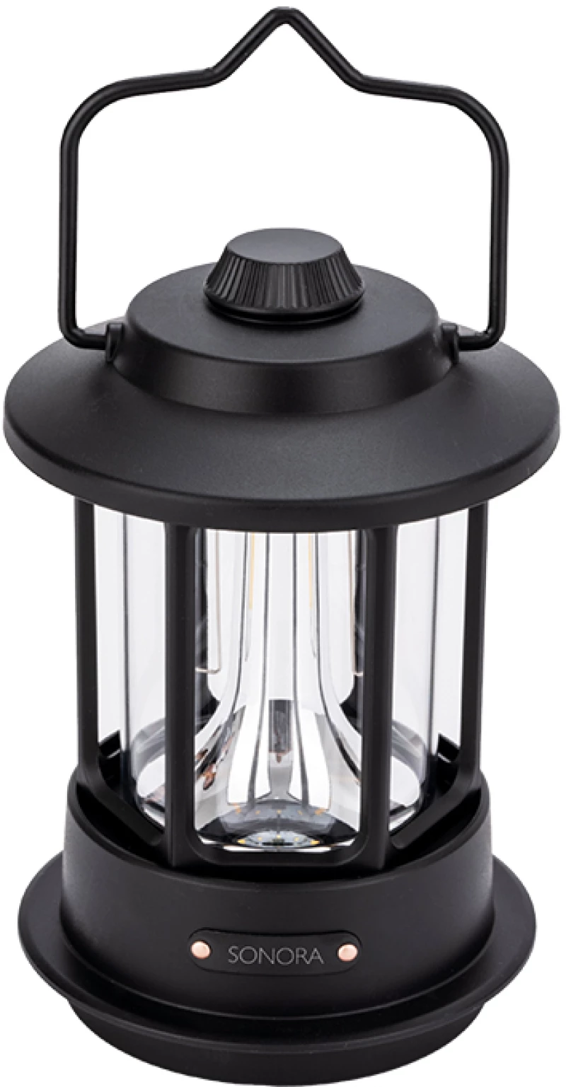 SONORA AMELIA BLACK Επαναφορτιζόμενο φαναράκι LED εξωτερικού χώρου, 5W