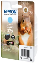 Epson Μελάνι Inkjet 378 Cyan (C13T37824010) (EPST378240)