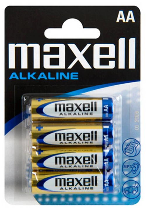 Maxell Μπαταρία Αλκαλική Maxell LR6 size AA 1.5 V Τεμ. 4 22022 4902580163761