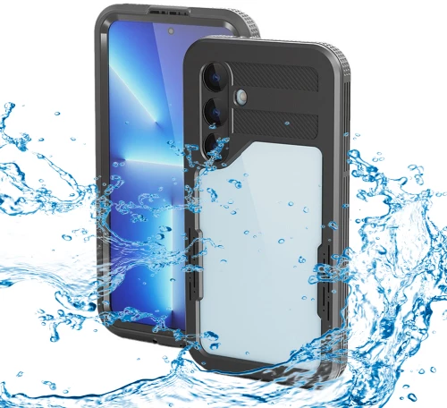 ShellBox Samsung Galaxy S24 Case - ShellBox Waterproof IP68 Case - Black 5949419119710