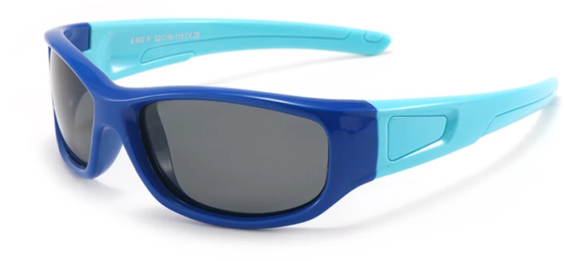 Techsuit Sport Kids Glasses - Techsuit (800-C28) - Dark Blue / Sky Blue 5949419154353