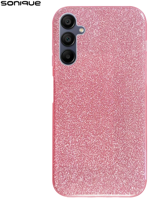 Θήκη Σιλικόνης Sonique Shiny Samsung Galaxy A15 4G / Galaxy A15 5G Ροζ 5210312008693