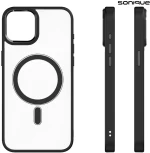 Θήκη Magnetic MagMetal Sonique Apple iPhone 12 Pro Max Μαύρο 5210312021500
