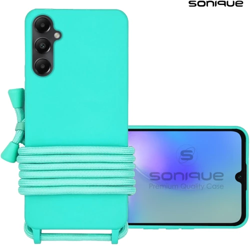 Θήκη Σιλικόνης με Κορδόνι CarryHang Sonique Samsung Galaxy A05s 4G Γαλάζιο 5201101981525