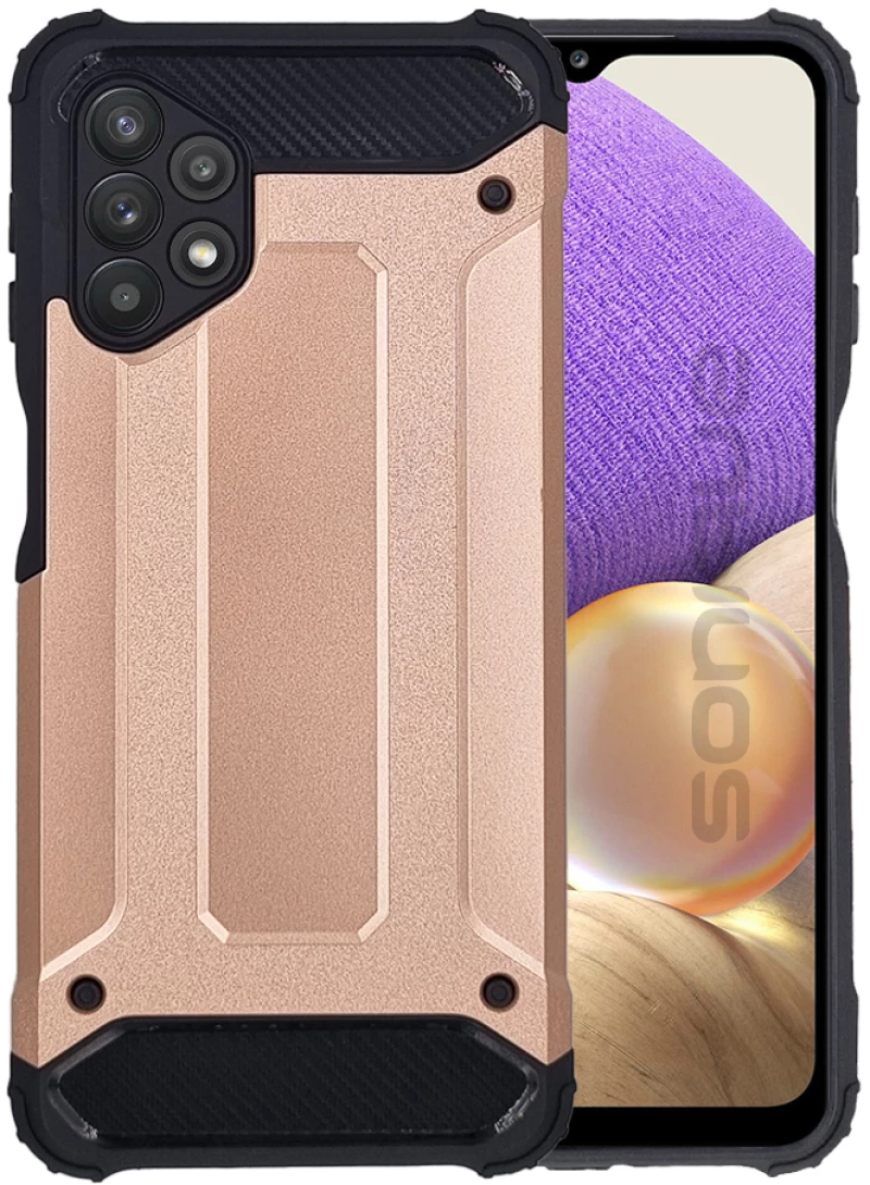 Θήκη Heavy Armor Sonique Samsung Galaxy A32 5G Ροζ Χρυσό 5201101852009