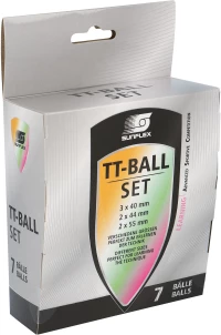 Μπαλάκια Ping Pong Sunflex Training PVC 7 Τεμάχια 42722