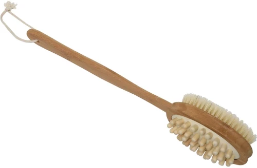Βούρτσα σωματος με λαβη bamboo 2 οψεων