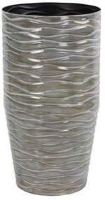 Βάζο περλέ μεταλ Φ33 Η60cm
