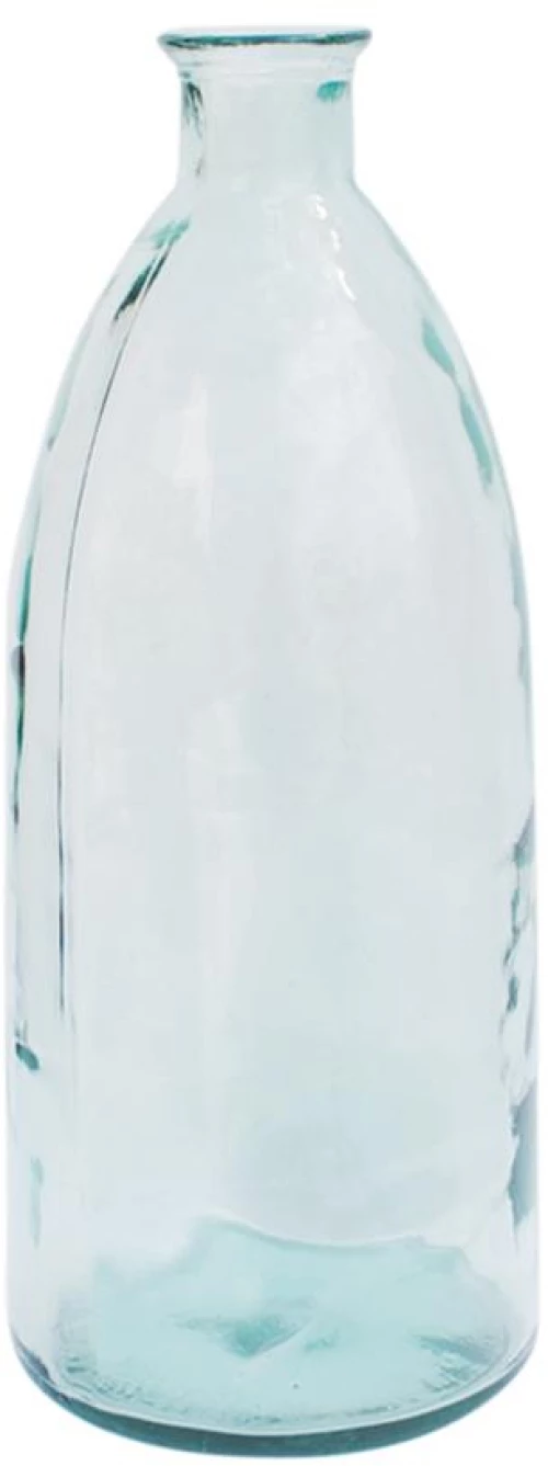 Βάζο γυάλινο recycled Διάφανο Η61cm