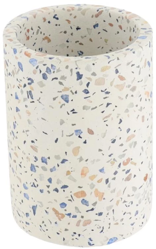 Ποτήρι μπάνιου cement μωσαικό