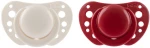 Chicco Πιπίλα Physio Air Σετ 2 τμχ Μπεζ - Μπορντό 6-16m 75087-91