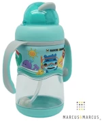 Marcus & Marcus Μπουκάλι 2 Stage Sippy Cup Καλαμάκι Σιλικόνης Βαρίδι Tritan arcus MNMBB30BL