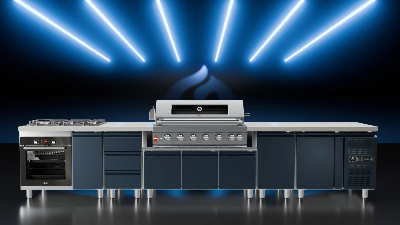 THERMOGATZ - BBQ ΥΓΡΑΕΡΙΟΥ SEMI-PROF TGH-BI-B8B-G 6+1 26,7kW