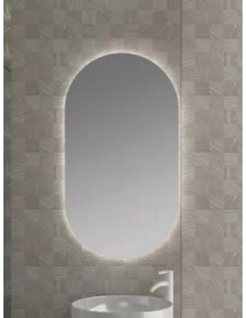 Oval LED Καθρέπτης Μπάνιου 60x90cm