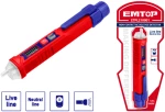 EMTOP ΑΝΙΧΝΕΥΤΗΣ ΤΑΣΗΣ ΜΕ ΛΕΥΚΟ LED ΦΑΚΟ ETPL210001