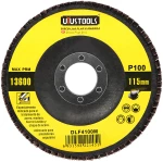 UYUSTOOLS ΔΙΣΚΟΣ ΛΕΙΑΝΣΗΣ ΜΕΤΑΛΛΟΥ ΦΤΕΡΟΥ ΚΥΡΤΟΣ 180X22.2mm 80GRIT DLF780M