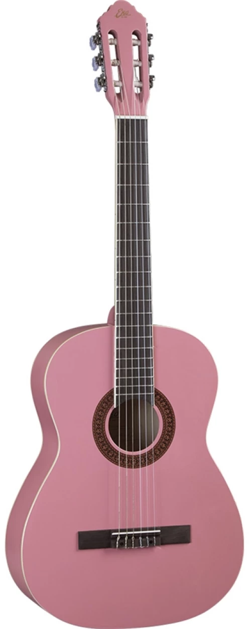 CS10 PINK EKO GUITARS Κλασσική Κιθάρα 4/4, Ροζ με Μαλακή Θήκη