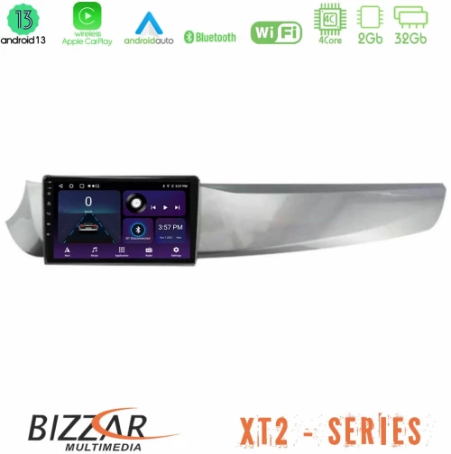 Bizzar XT2 Series Alfa Romeo Giulietta 2010-2014 4Core Android13 2+32GB Navigation Multimedia Tablet 9"