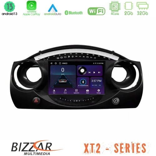 Bizzar XT2 Series 4Core Android13 2+32GB Mini Cooper R50 Navigation Multimedia Tablet 9"
