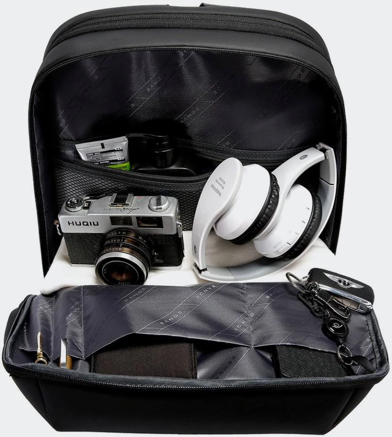 BANGE BACKPACK - 7677-BLACK