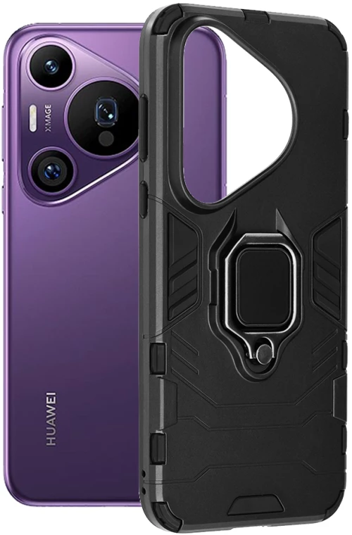 Techsuit - Silicone Shield - Huawei Pura 70 Pro - Black