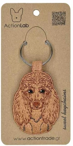 Action Lab Κεντητό Μπρελόκ Σκύλου Poodle 4,8x4,3cm