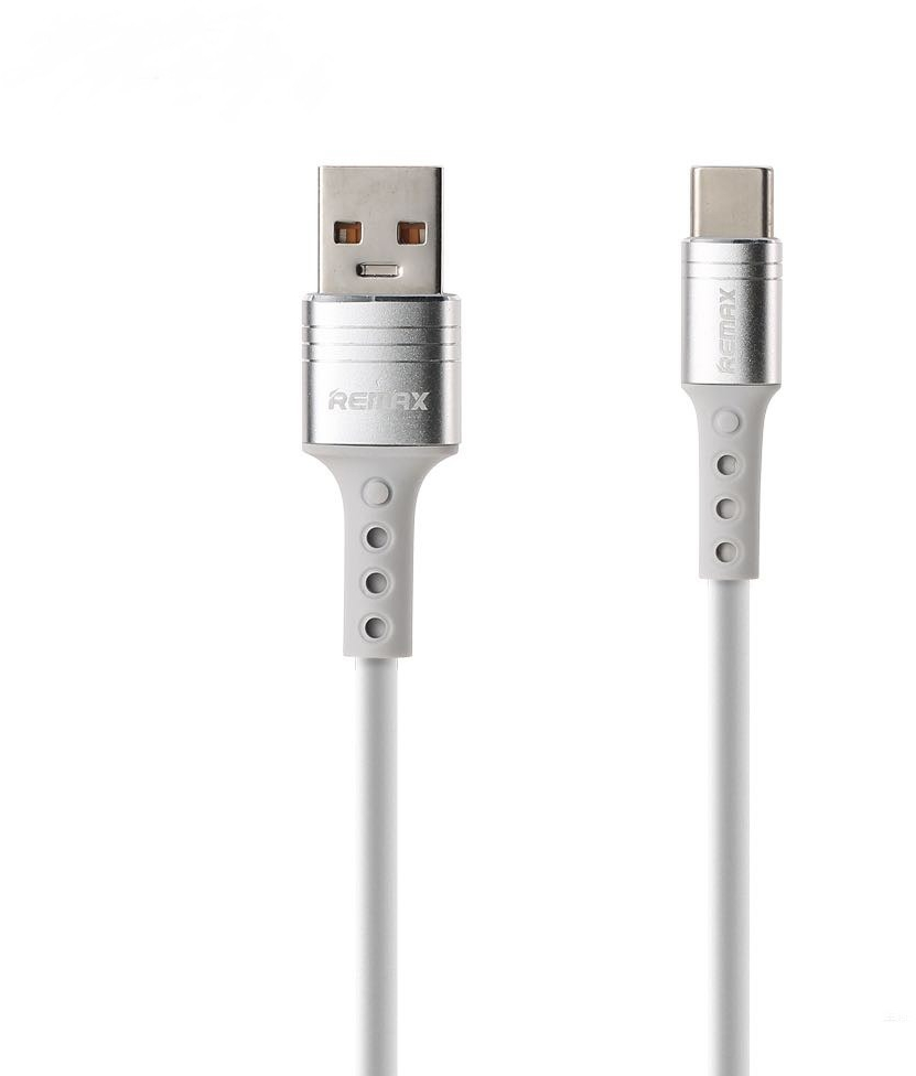 Remax RC-135a Data Cable 1m Fast Charging 5A Type-C/USB Λευκό