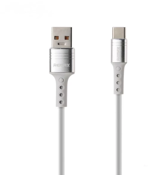 Remax RC-135a Data Cable 1m Fast Charging 5A Type-C/USB Λευκό