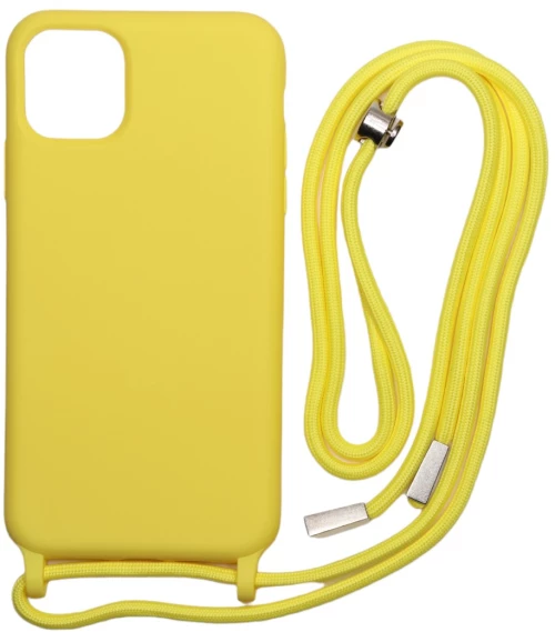 Technovo Silicone Case Lace Apple iPhone 11 Κίτρινο