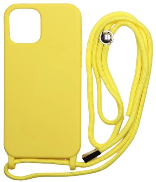 Technovo Silicone Case Lace Apple iPhone 14 Κίτρινη