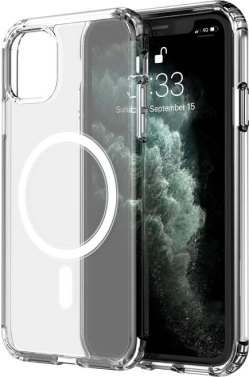 Θήκη Προστασίας Σιλικόνης Clear Case Με Magsafe iPhone 11 Pro