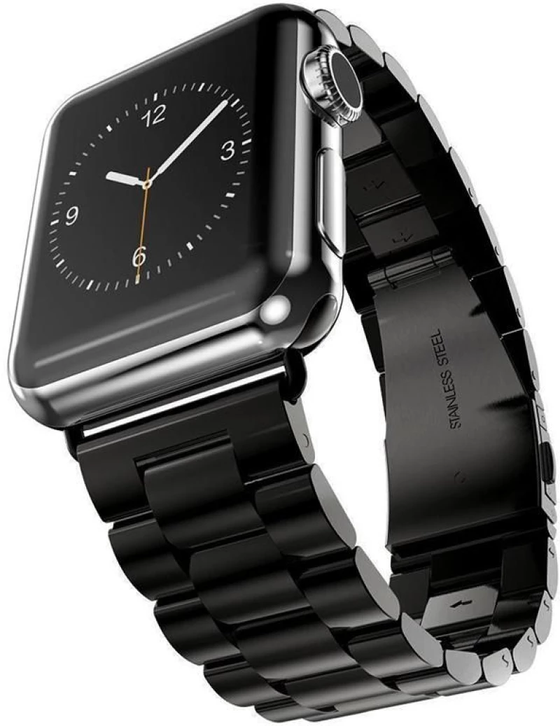Μεταλικό Bracelet για Apple Watch 38/40/41mm Μαύρο