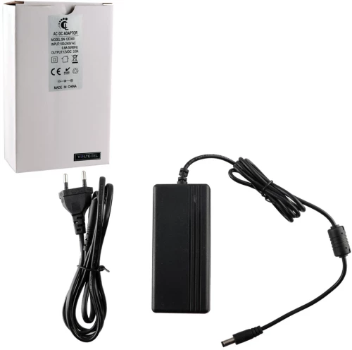 VOLTE-TEL UNIVERSAL ΤΡΟΦΟΔΟΤΙΚO DESKTOP 12V 3A DC CONNECTOR 5,5X2,1mm ME LED