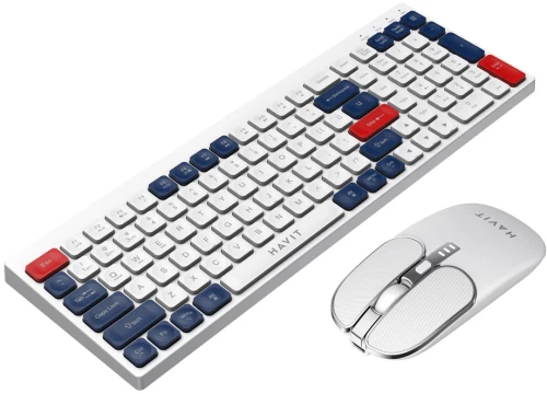 Gaming Σετ Ασύρματο Πληκτρολόγιο & Ποντίκι - Havit ΚΒ830WB (White)