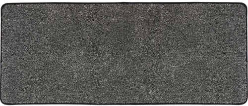 Χαλί κουζίνας polyester/καουτσούκ μαύρο 50X120cm