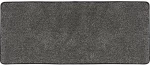 Χαλί κουζίνας polyester/καουτσούκ μαύρο 50X120cm