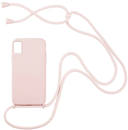 Technovo Silicone Case Lace Samsung Galaxy A42 Ροζ