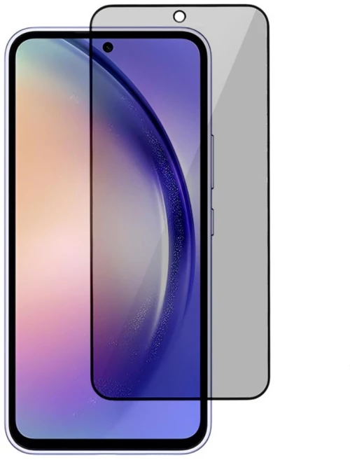 Full Cover Privacy Tempered Glass για Galaxy A55-Black OEM
