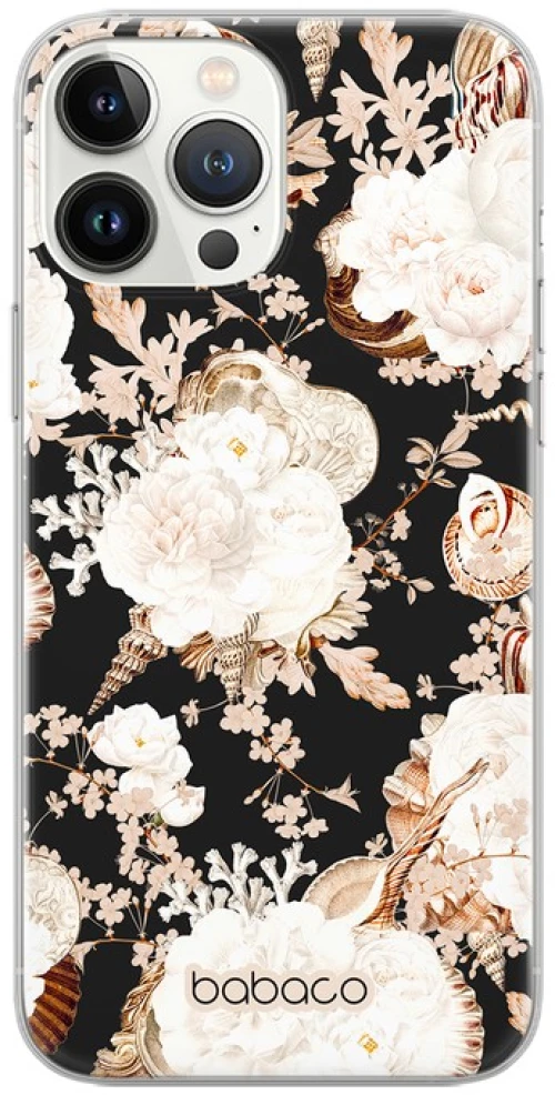 Babaco® Flowers Print Θήκη για iPhone XR- Black
