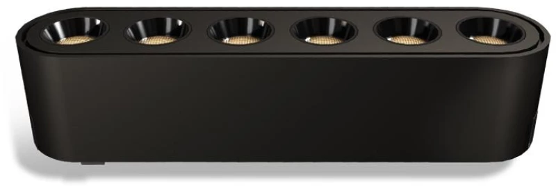 Adeleq Φωτιστικό Ράγας Mini Ντιμαριζόμενο LED 6W 40VDC 4000K Μαύρο 22-2211
