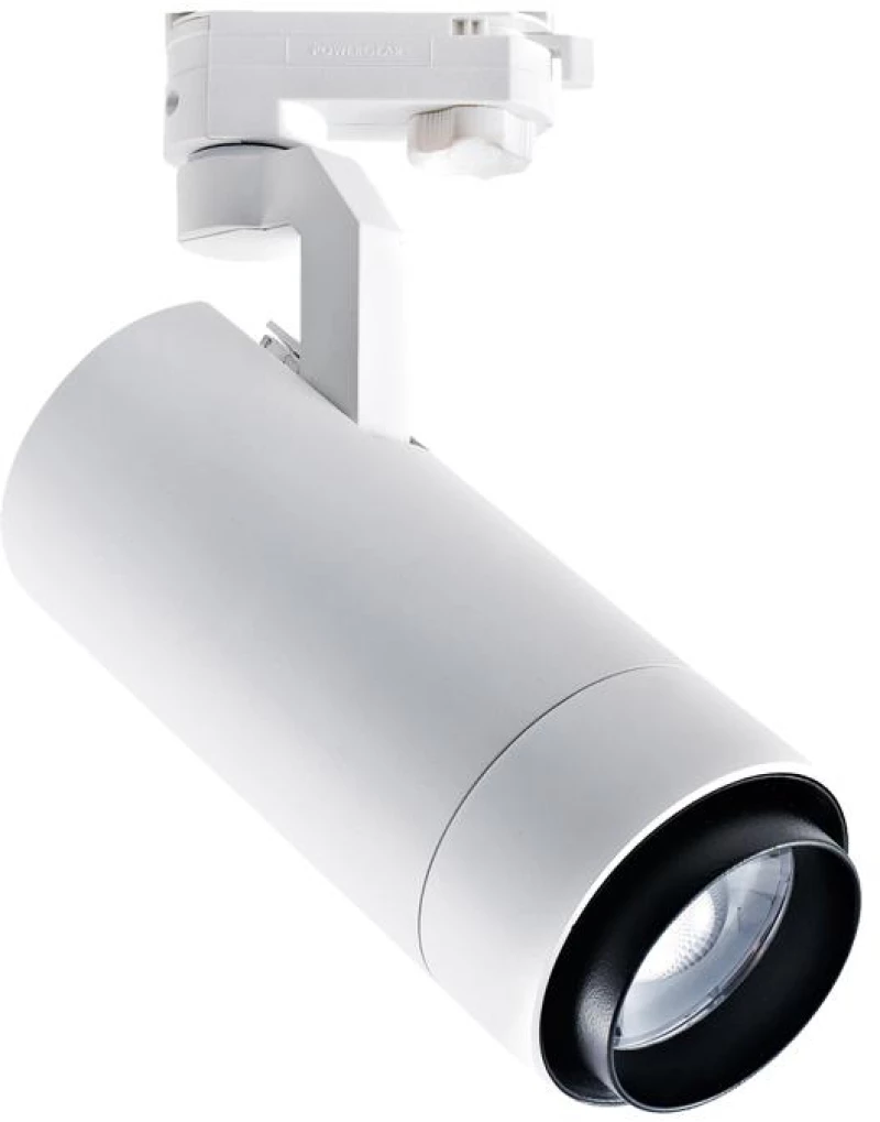 Adeleq Σποτ Ράγας Μονό Ρυθμιζόμενο LED 20-60° 40W 230V 3000K Λευκό 23-540000