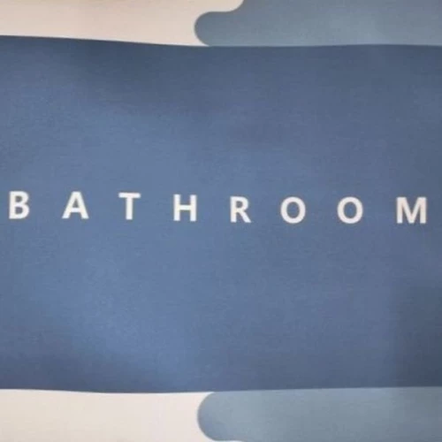 Lalos Χαλάκι Μπάνιου Αποστράγγισης Bathroom 40x120cm Μπλε 9101-A