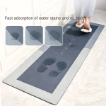 Lalos Χαλάκι Μπάνιου Αποστράγγισης Bathroom 40x120cm Μπλε 9101-A