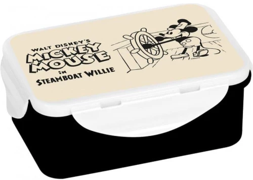 Geda Labels Φαγητοδοχείο Mickey Steamboat Willie Vintage 1100ml PP BPA Free Μπεζ-Μαύρο GE14904