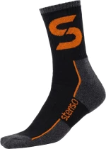 Ελαστικές Κάλτσες Εργασίας Πορτοκαλί - Stenso Socks Grey Orange