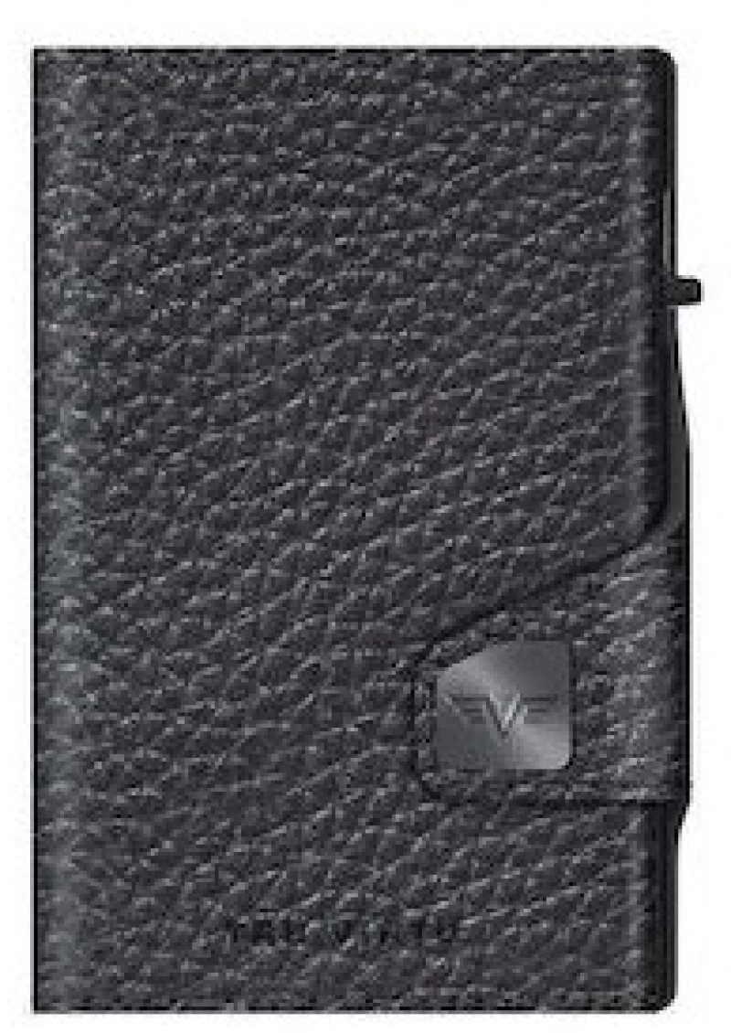 TRU VIRTU Wallet TRU VIRTU Πορτοφόλι Click & Slide Pebble Black/Black True Virtu