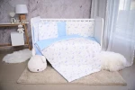 Σετ Προίκα Κούνιας 70x140cm 5τμχ Lorelli Blue Moon Stars 20800085701