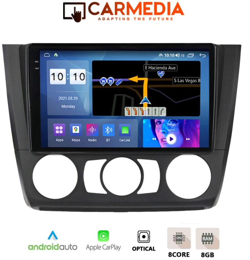 CARMEDIA CM8095-13 PLUS TABLET 9.5'' OEM BMW SERIES 1 (E81-82-87-88) 2004-2013 A/C
