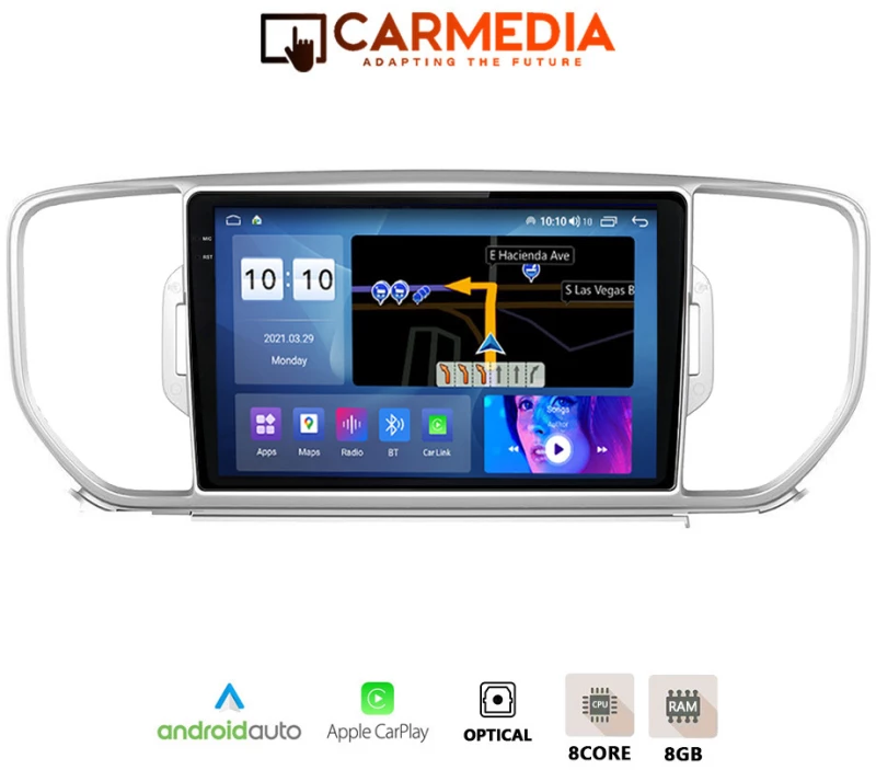CARMEDIA CM8095-13 PLUS TABLET 9.5'' OEM KIA SPORTAGE 2016-2018