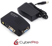 CyberPro CP-AV10 Converter AV to VGA (power, cables)